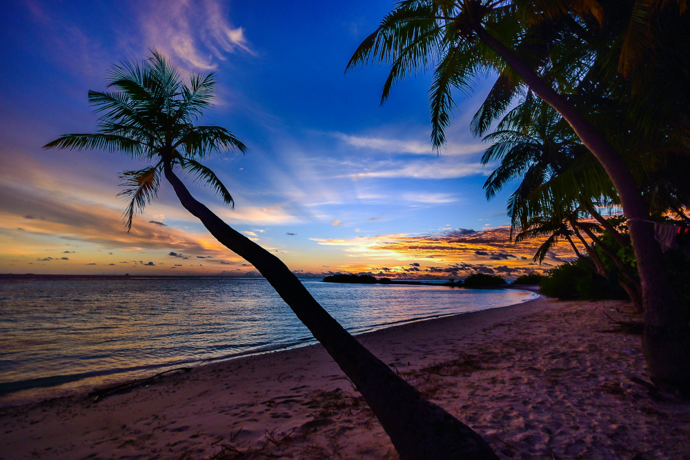 Sunset in Maldives